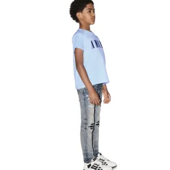 Amiri Kids '' Baby Blue T Shirt< T-shirts