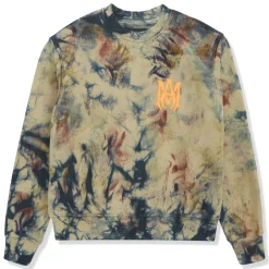 Amiri Kids Bones Tie Dye Green Sweatshirt< Sweatshirts & Hoodies