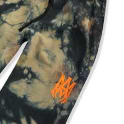 Amiri Kids Bones Tie Dye Green Sweatpants< Bottoms|Sweatpants