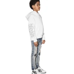 Amiri Kids Bones White Hoodie< Sweatshirts & Hoodies