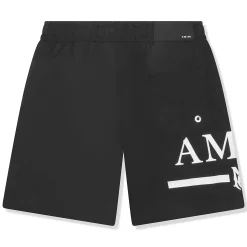 Amiri Kids MA Bar Black Swim Trunks< Shorts