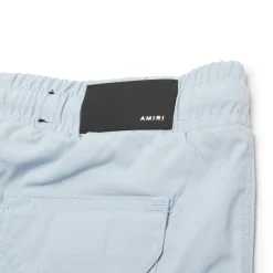 Amiri Kids MA Bar Dusty Blue Swim Trunks< Shorts