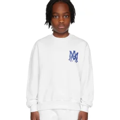 Amiri Kids MA Core Logo White Sweatshirt< Sweatshirts & Hoodies