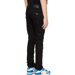Amiri Kids Stack Black Jeans< Jeans|Bottoms