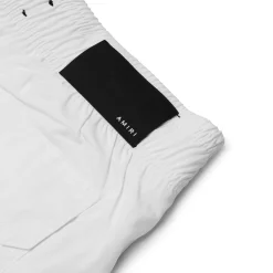 Amiri Ma Bar Logo Swim Shorts White< Swimwear|Shorts