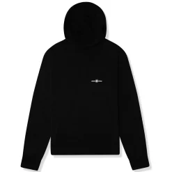 Amiri MA Bar Small Logo Hoodie Black< Sweatshirts & Hoodies