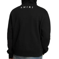 Amiri MA Bar Small Logo Hoodie Black< Sweatshirts & Hoodies