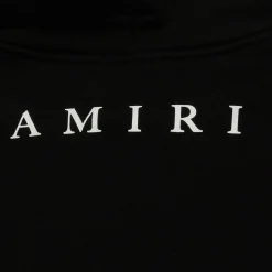 Amiri MA Bar Small Logo Hoodie Black< Sweatshirts & Hoodies