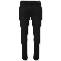 Amiri MX1 Black Leather Patch Jeans< Jeans|Bottoms