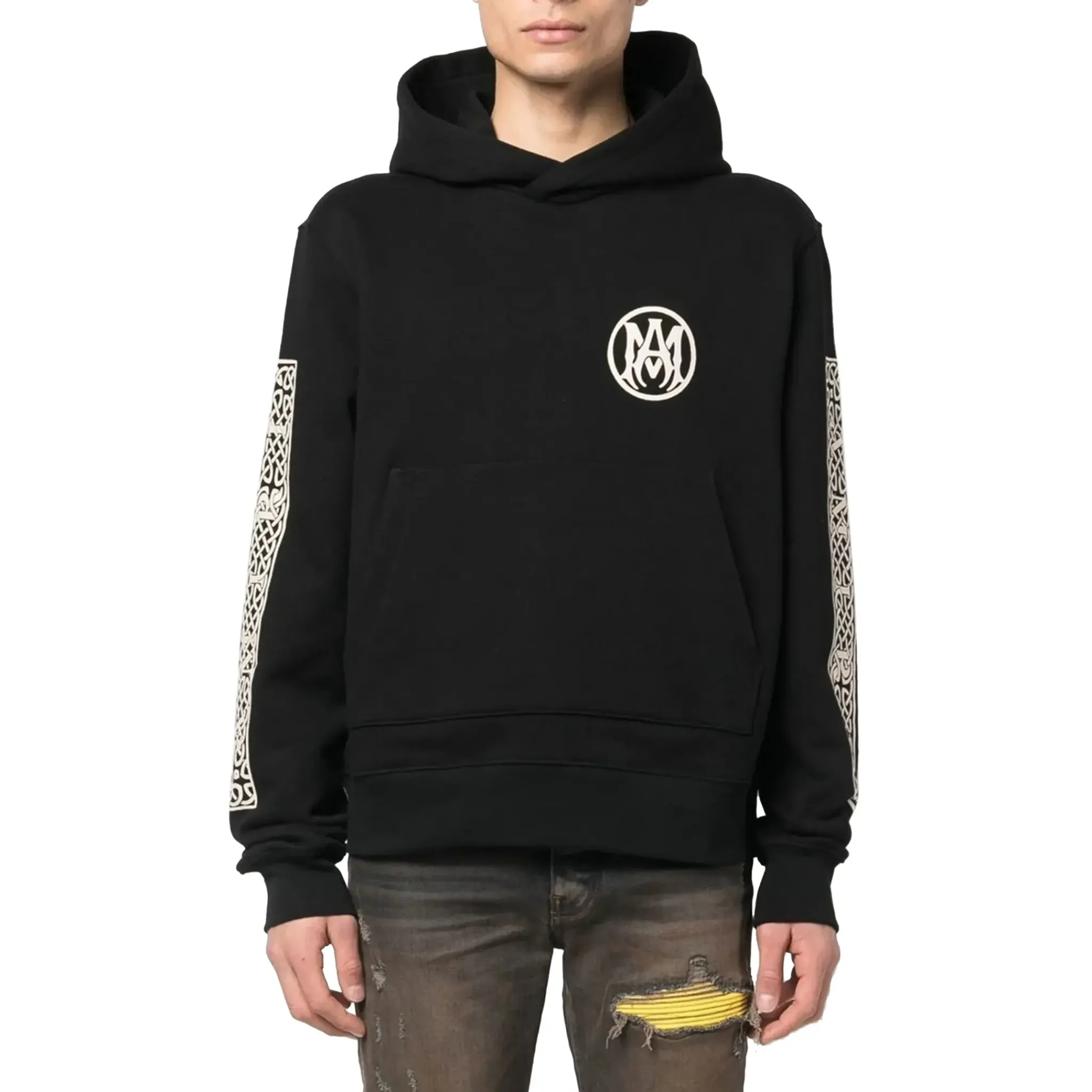 Amiri Ouija Board Black Hoodie< Sweatshirts & Hoodies