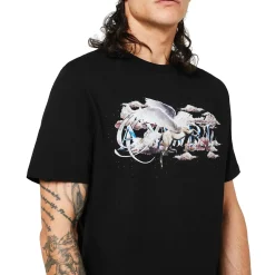 Amiri Pegasus Script Logo Black T Shirt< T-shirts