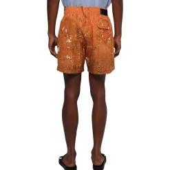 Amiri Stencil Military Orange Swim Shorts< Swimwear|Shorts