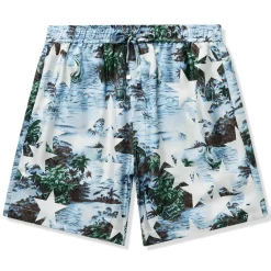 Amiri Tropical Star Blue Swim Shorts< Swimwear|Shorts