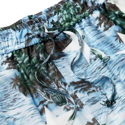Amiri Tropical Star Blue Swim Shorts< Swimwear|Shorts