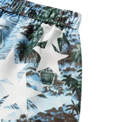 Amiri Tropical Star Blue Swim Shorts< Swimwear|Shorts