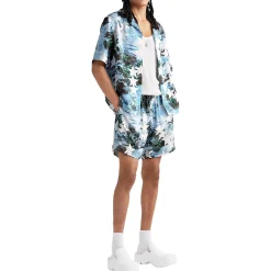 Amiri Tropical Star Blue Swim Shorts< Swimwear|Shorts