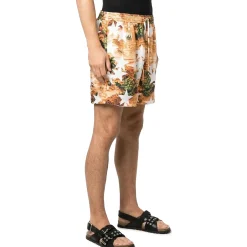 Amiri Tropical Star Orange Swim Shorts< Swimwear|Shorts