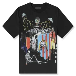 Amiri Wes Lang Blood 38' Black T Shirt< T-shirts
