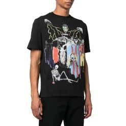 Amiri Wes Lang Blood 38' Black T Shirt< T-shirts