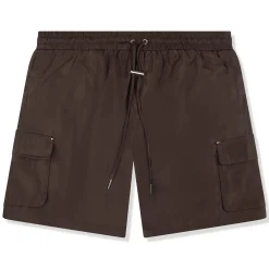 Azat Mard Combat Swim Shorts Chocolate< Swimwear|Shorts