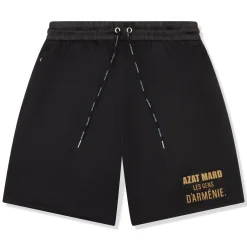 Azat Mard Les Gens Mesh Shorts Black< Shorts