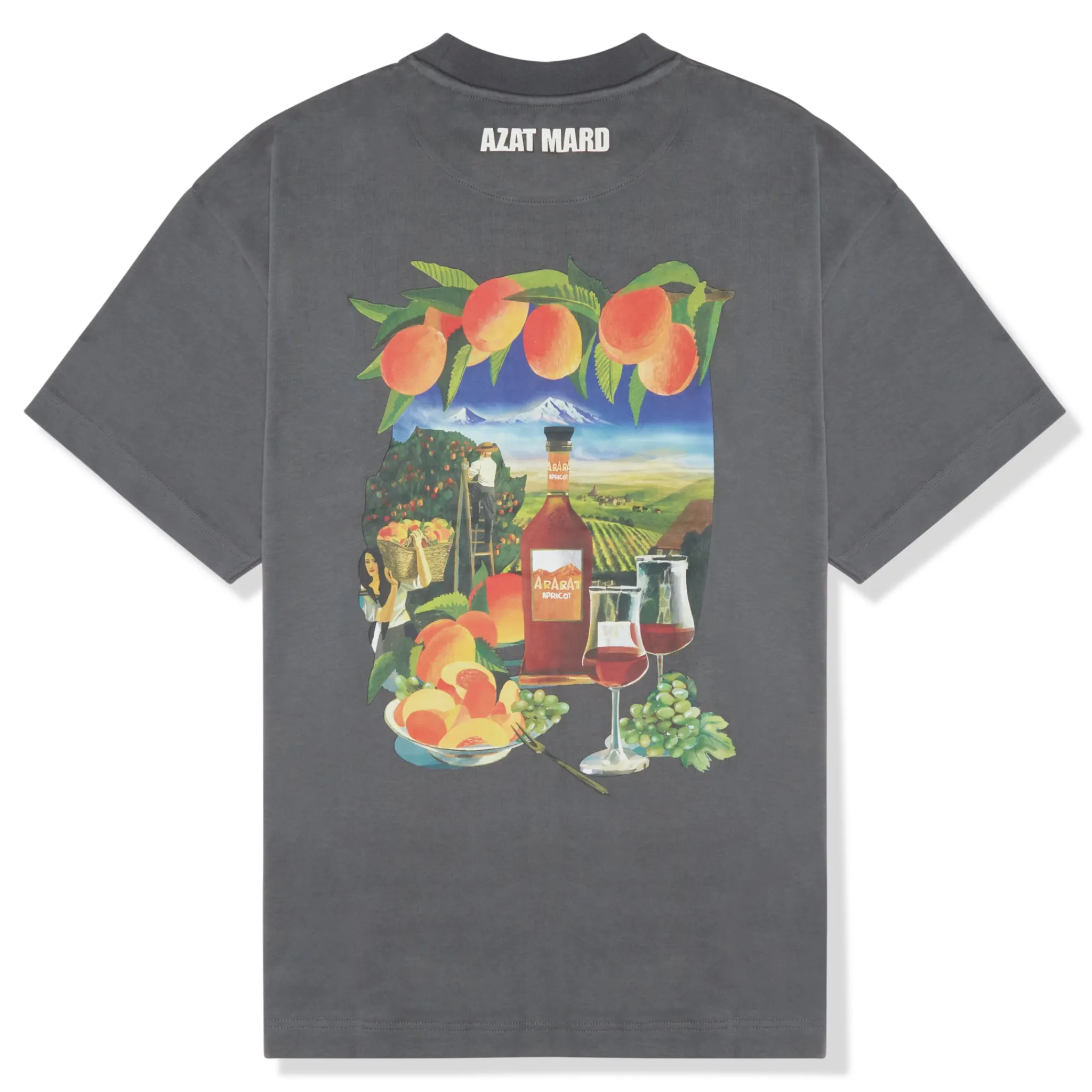 Azat Mard x Ararat Brandy Limited Edition T Shirt Charcoal< T-shirts