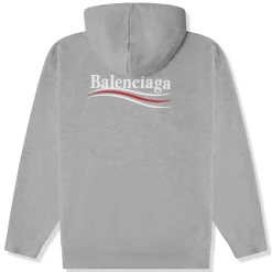 Balenciaga Political Grey Hoodie< Sweatshirts & Hoodies