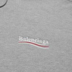 Balenciaga Political Grey Hoodie< Sweatshirts & Hoodies