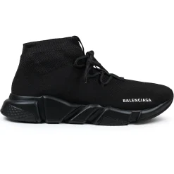 Balenciaga Speed Knit Lace Sock Triple Black< Black Trainers|Designer Trainers