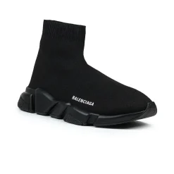 Balenciaga Speed Knit Sock Triple Black< Black Trainers|Designer Trainers