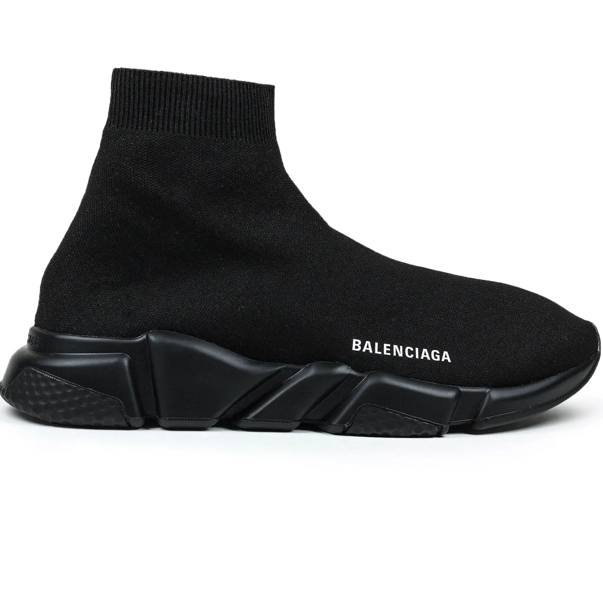Balenciaga Speed Knit Sock Triple Black (W)< Black Trainers|Designer Trainers