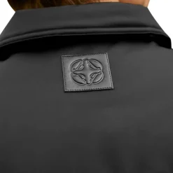 Belier Black Oversized Nylon Coach Jacket< Coats & Jackets