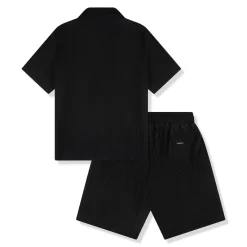 Belier Pleated Black Resort Shirt & Shorts< Shorts|Shirts