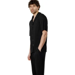 Belier Pleated Black Resort Shirt & Shorts< Shorts|Shirts