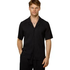 Belier Pleated Black Resort Shirt & Shorts< Shorts|Shirts