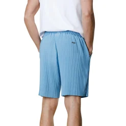 Belier Pleated Light Blue Shorts< Shorts