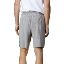 Belier Pleated Light Grey Shorts< Shorts