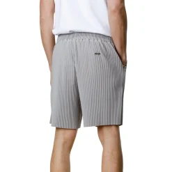 Belier Pleated Light Grey Shorts< Shorts