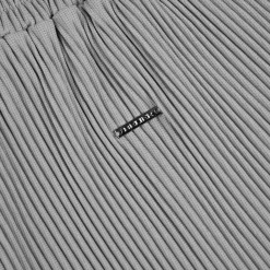 Belier Pleated Light Grey Shorts< Shorts