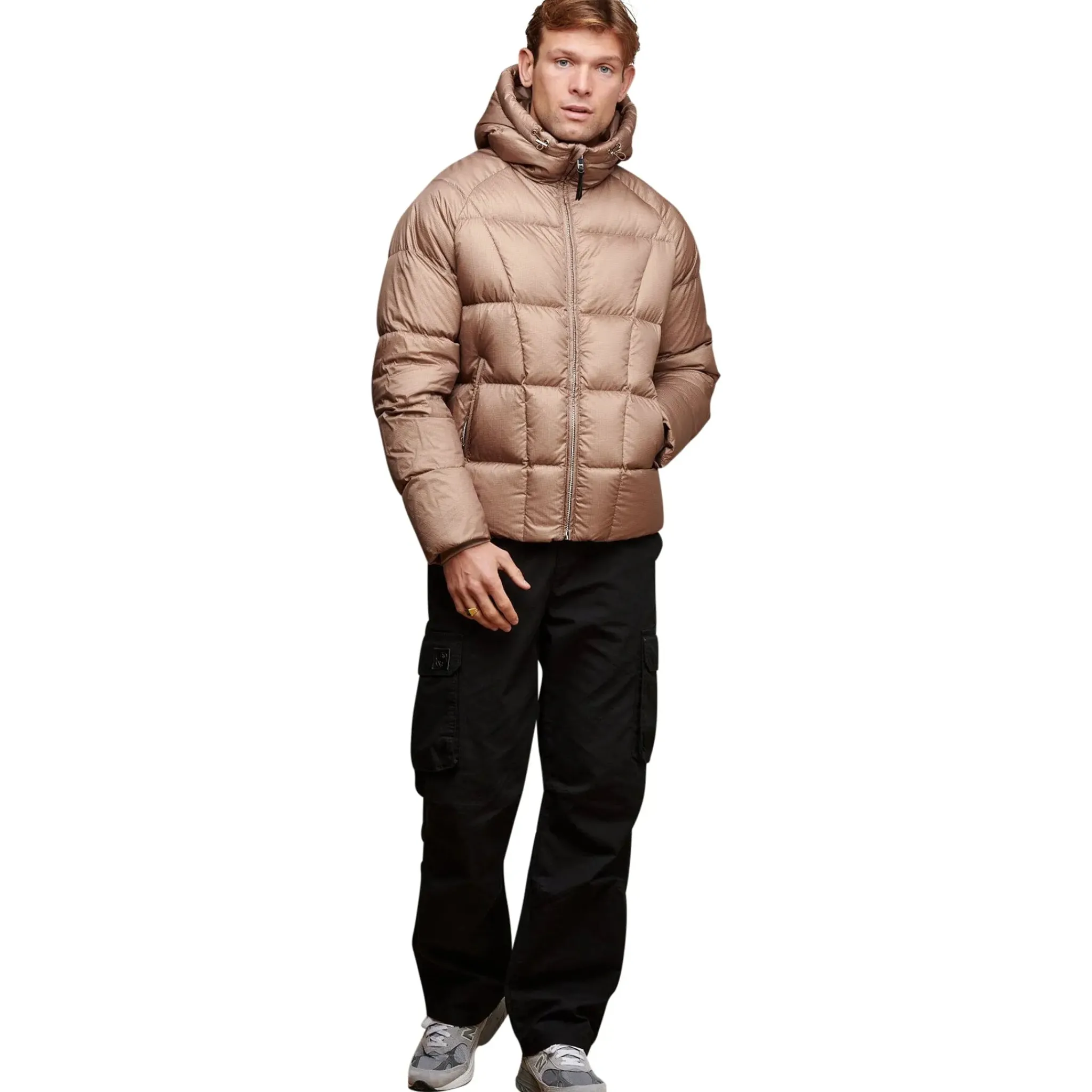 Belier Taupe Ripstop Down Filled Puffer Jacket< Coats & Jackets