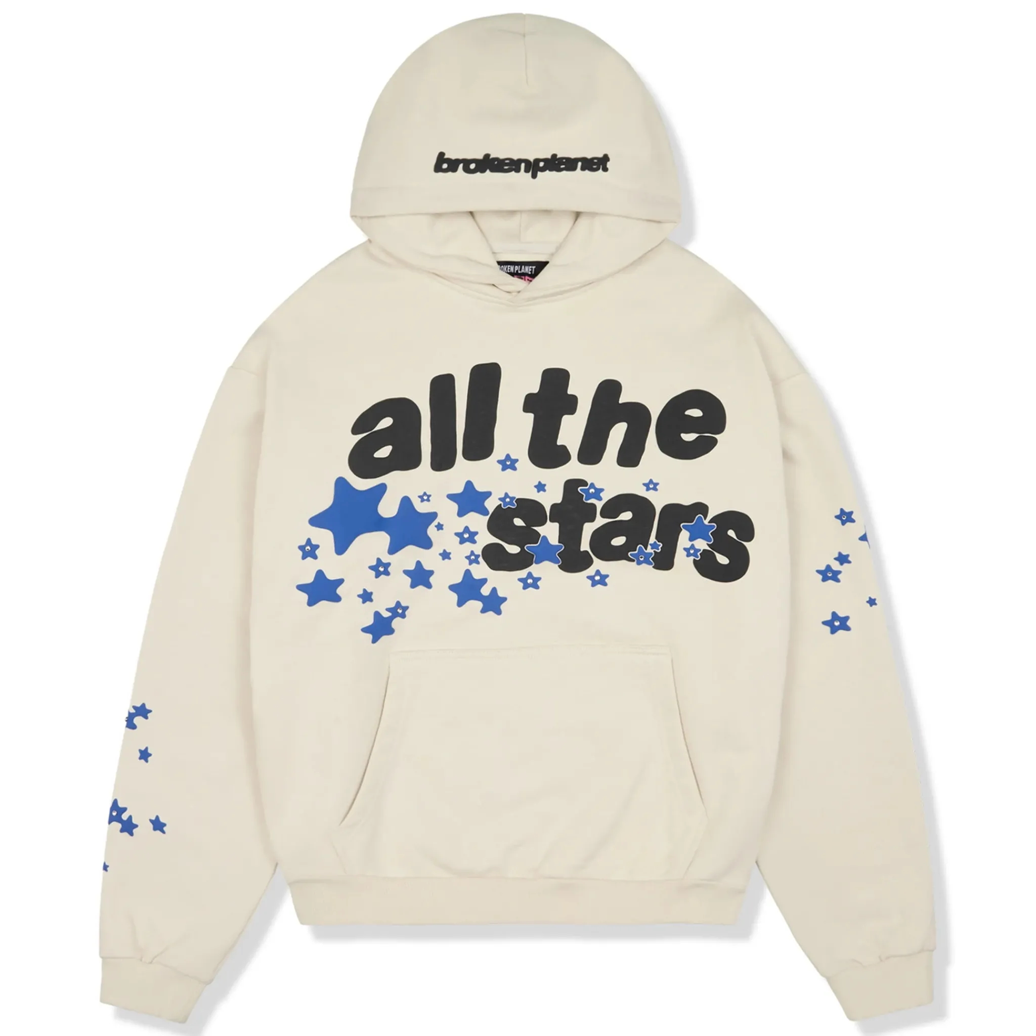 Broken Planet Market Broken Planet All The Stars Ivory White Hoodie< Sweatshirts & Hoodies