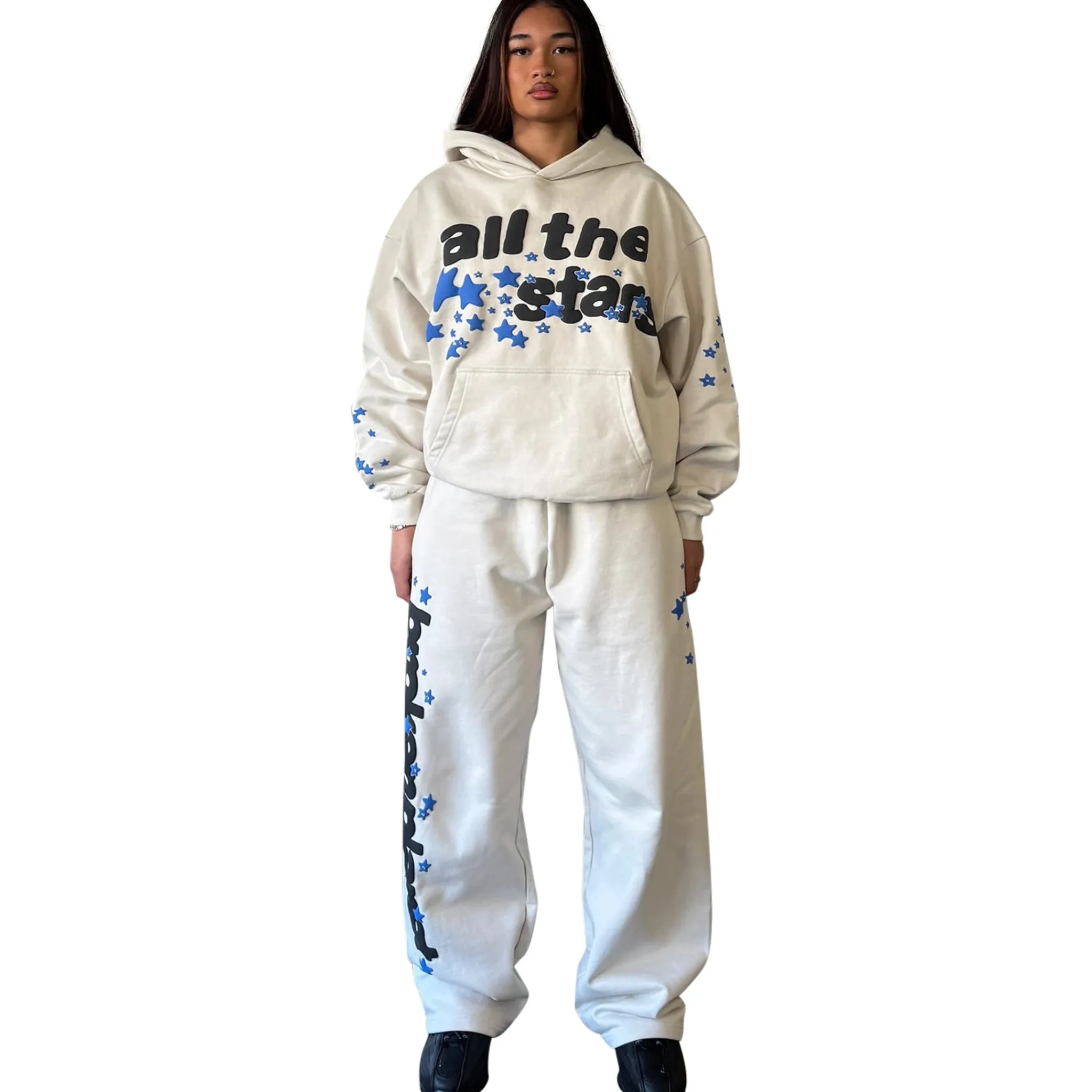 Broken Planet Market Broken Planet All The Stars Ivory White Hoodie< Sweatshirts & Hoodies