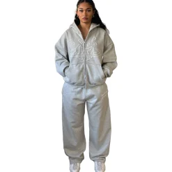 Broken Planet Market Broken Planet Ash Heather Grey Zip-Up Hoodie< Sweatshirts & Hoodies