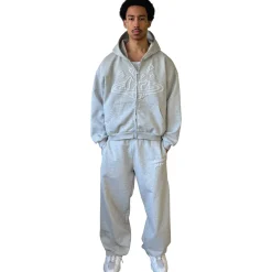 Broken Planet Market Broken Planet Ash Heather Grey Zip-Up Hoodie< Sweatshirts & Hoodies