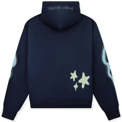 Broken Planet Market Broken Planet Astral Energy Outer Space Blue Hoodie< Sweatshirts & Hoodies
