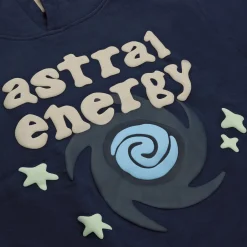 Broken Planet Market Broken Planet Astral Energy Outer Space Blue Hoodie< Sweatshirts & Hoodies