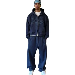 Broken Planet Market Broken Planet Basics Straight Leg Deep Navy Sweatpants< Bottoms|Matching Sets