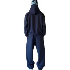 Broken Planet Market Broken Planet Basics Straight Leg Deep Navy Sweatpants< Bottoms|Matching Sets