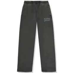 Broken Planet Market Broken Planet Basics Straight Leg Washed Soot Black Sweatpants< Bottoms|Sweatpants