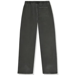 Broken Planet Market Broken Planet Basics Straight Leg Washed Soot Black Sweatpants< Bottoms|Sweatpants